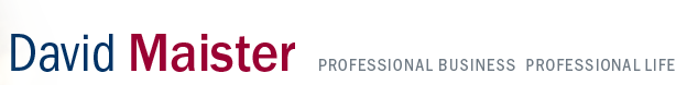 David Maister - Professional Business, Professional Life