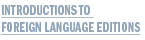 Introductions to Foreign Language Editions